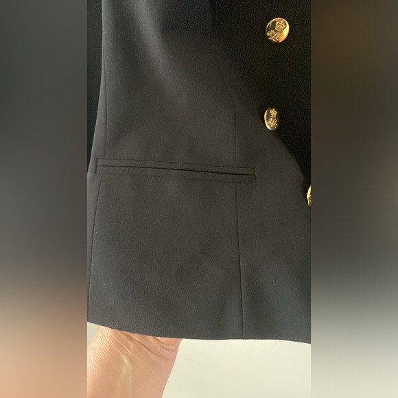 Ralph Lauren Black and Gold Military Blazer size 8 perfect like new condition - Picture 12 of 15